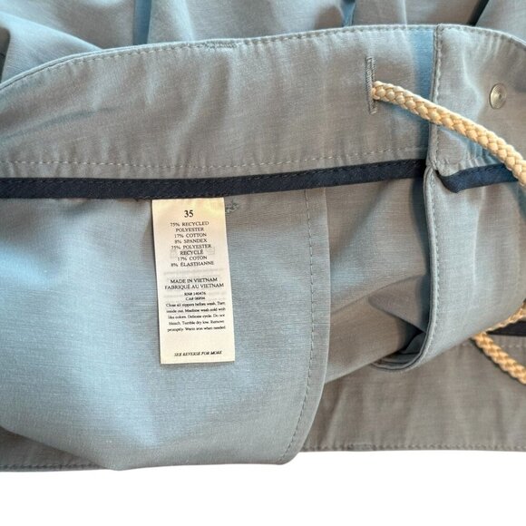 Mens All Day Shorts 35 Light blue Recycled Cotton Blend Casual Wear - Picture 5 of 5